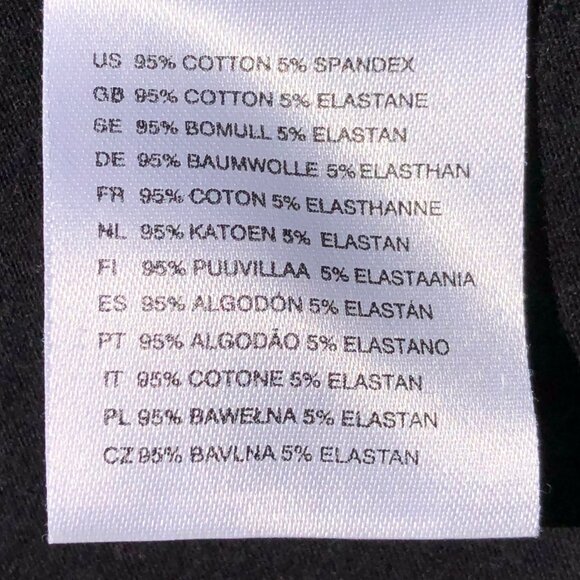 H&M Divided graphic print t-shirt women size S black purple bird long sleeve - Picture 6 of 7